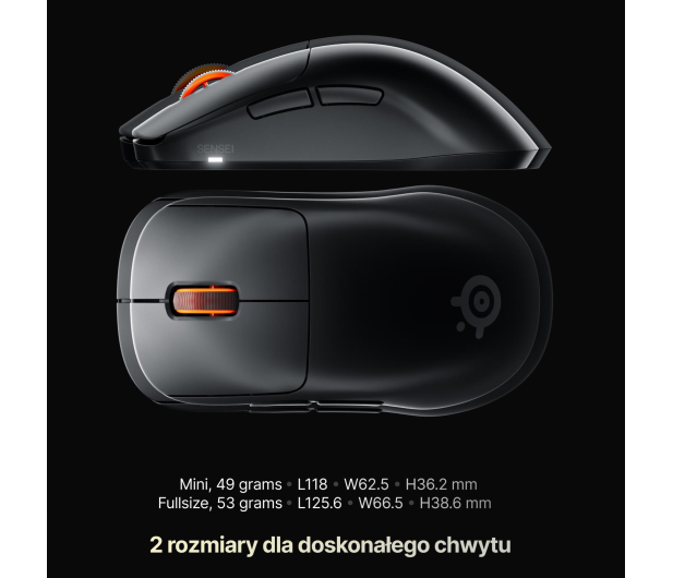 SteelSeries Sensei Pro Mini czarna - 1593777 - zdjęcie 12