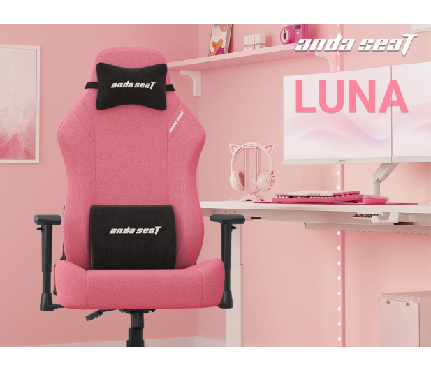 Anda Seat Luna L materiałowy różowy - 1598040 - zdjęcie 7