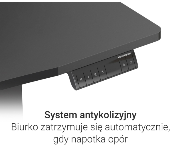 Silver Monkey Biurko elektryczne ED-140 carbon - 1162665 - zdjęcie 5