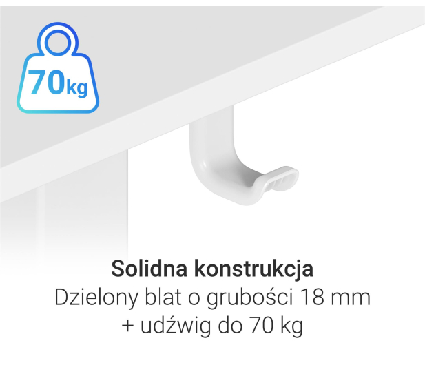 Silver Monkey Biurko elektryczne ECD-300 white - 1258048 - zdjęcie 7