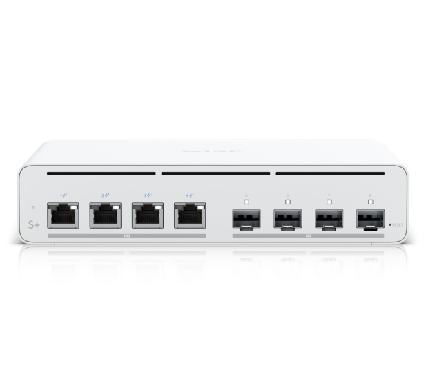 Ubiquiti UISP-S-Plus EU Switch 4x 2.5 GbE RJ45 4x SFP+ 160W - 1573963 - zdjęcie