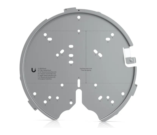 Ubiquiti U-PRO-MP Uchwyt montażowy dedykowany dla urządzeń UniFi - 1573984 - zdjęcie