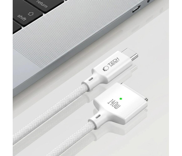 Tech-Protect ULTRABOOST MACBOOK CABLE USB-C TO MAGSAFE 3 140W 2M WHITE - 1600750 - zdjęcie 5