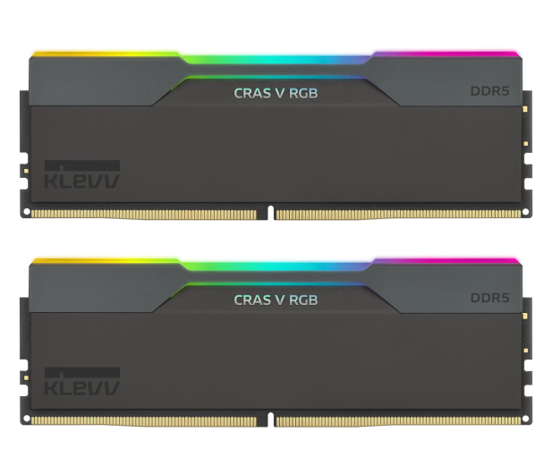 KLEVV 32GB (2x16GB) 6400 CL32 Cras V Black RGB - 1580883 - zdjęcie