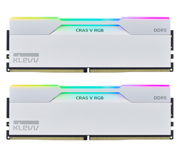 KLEVV 32GB (2x16GB) 6000 CL28 Cras V White RGB - 1580885 - zdjęcie