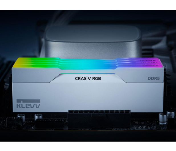 KLEVV 32GB (2x16GB) 6000 CL28 Cras V White RGB - 1580885 - zdjęcie 12