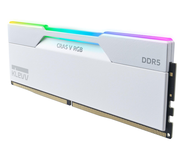 KLEVV 32GB (2x16GB) 6400 CL32 Cras V White RGB - 1580888 - zdjęcie 7
