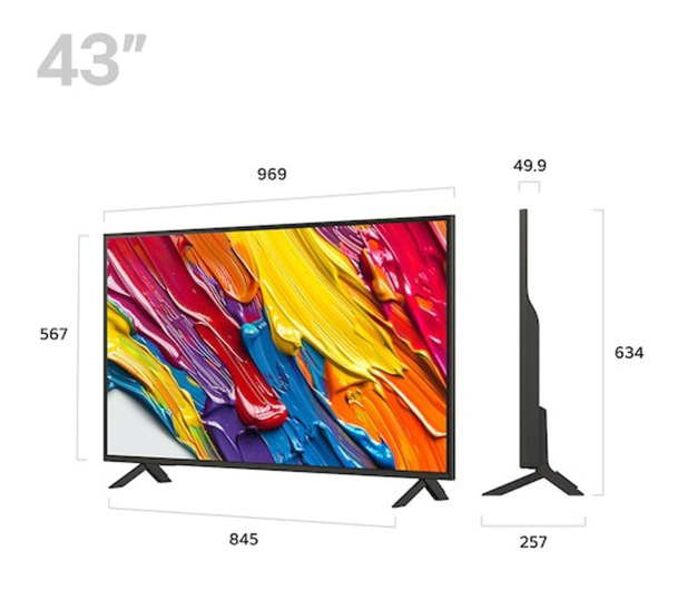 LG 43QNED84A6C.AEU 43" QNED 4K Ultra HD WebOS - 1585666 - zdjęcie 4