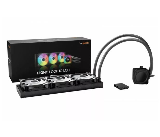 be quiet! Light Loop IO LCD 360mm 3x120mm - 1585724 - zdjęcie 3