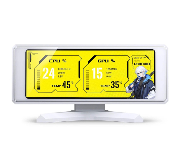 Jonsbo DS339 Mini Display 3,39" White - 1585086 - zdjęcie 2
