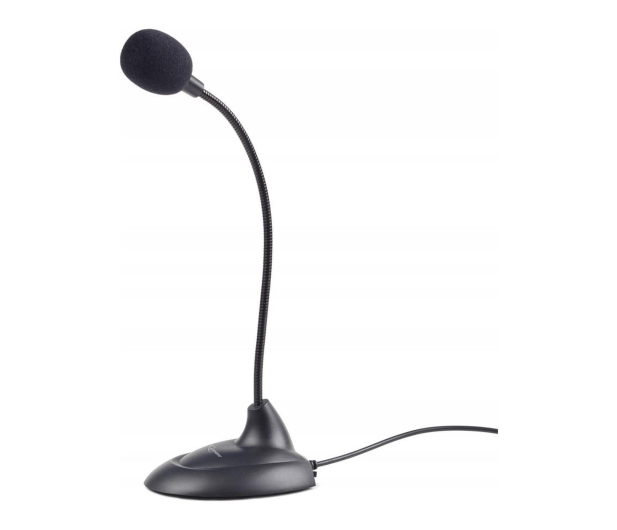 Gembird MIC-205 mikrofon na podstawce MIC-205 elastyczny pałąk, czar - 1584113 - zdjęcie