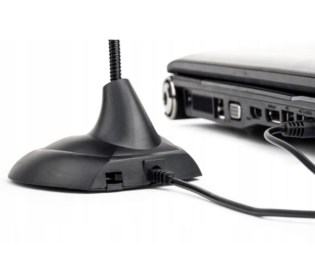 Gembird MIC-205 mikrofon na podstawce MIC-205 elastyczny pałąk, czar - 1584113 - zdjęcie 5