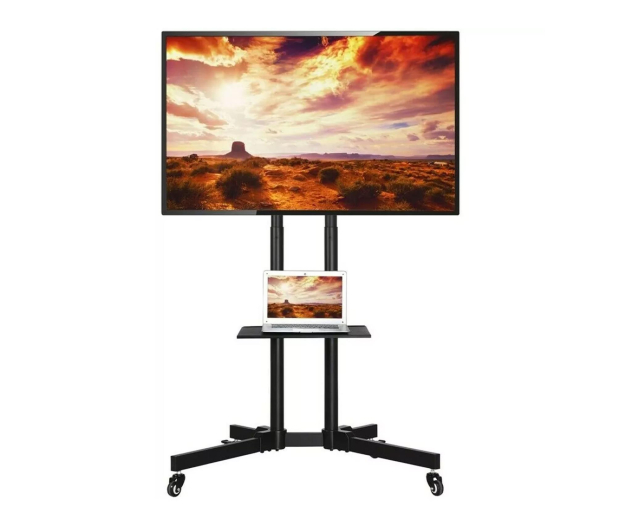 Techly Stojak mobilny do TV 37-70cali, 50kg, 2 półki - 1584936 - zdjęcie 3