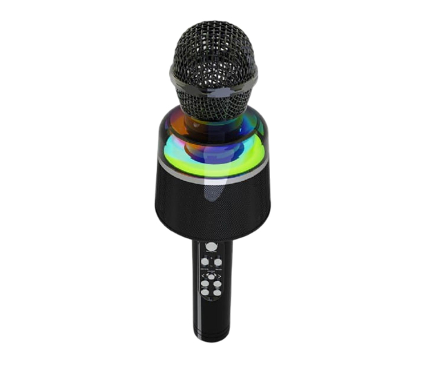 Gembird Bezprzewodowy mikrofon karaoke czarny - 1584111 - zdjęcie 3