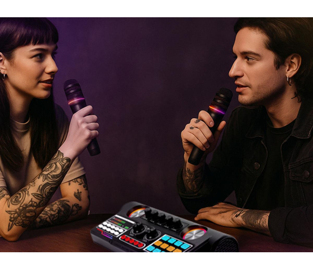 MusicMate Zestaw do Streamingu i Karaoke MM-SC450 - 1588274 - zdjęcie 9
