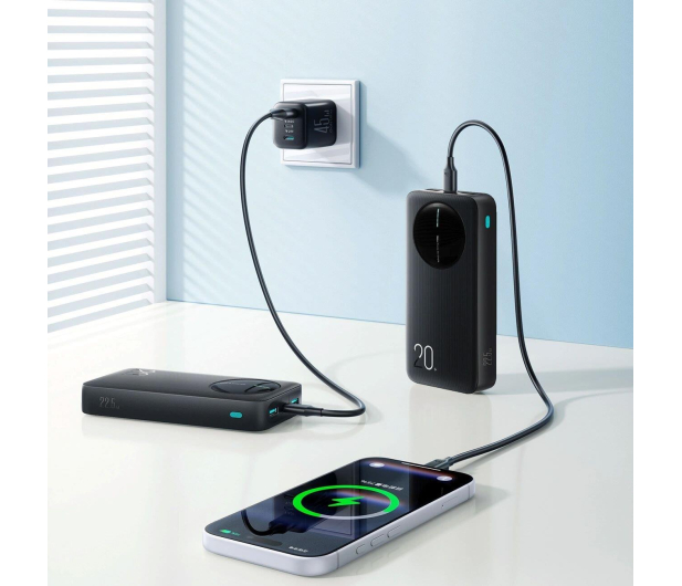 JoyRoom Powerbank 20000mAh z wyświetlaczem 2x USB-A 1x USB-C - 1586232 - zdjęcie 5