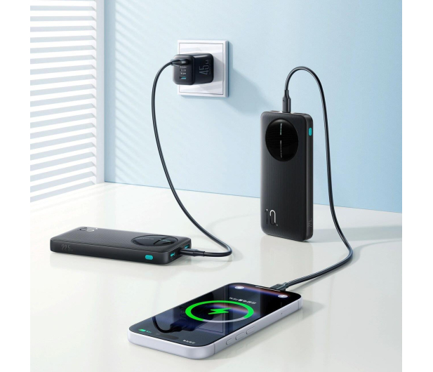 JoyRoom Powerbank 10000mAh 22,5W z wyświetlaczem 2x USB-A USB-C - 1586274 - zdjęcie 7