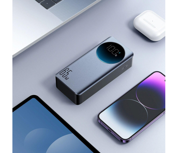 JoyRoom Powerbank 30000mAh 65W z wyświetlaczem 2x USB-C 1x USB-A - 1586227 - zdjęcie 4