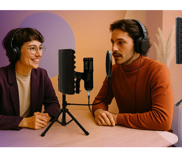 MusicMate Mikrofon przewodowy MM-400 StudioMaster - 1588519 - zdjęcie 8