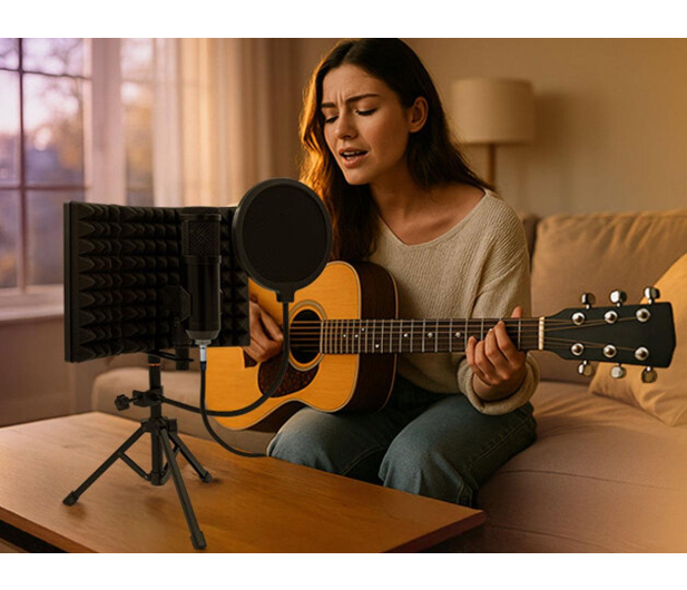 MusicMate Mikrofon przewodowy MM-400 StudioMaster - 1588519 - zdjęcie 9