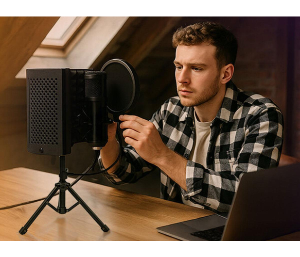 MusicMate Mikrofon przewodowy MM-400 StudioMaster - 1588519 - zdjęcie 12