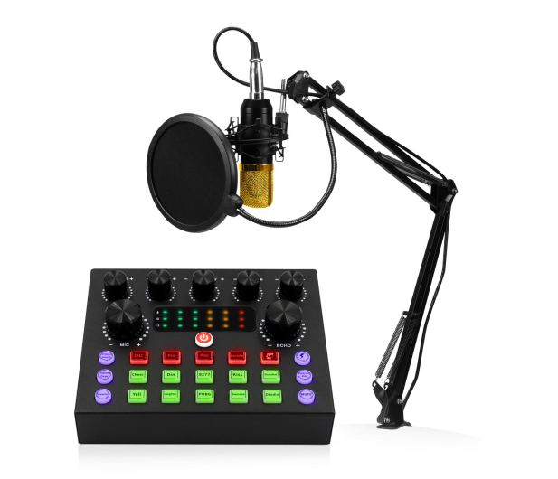 MusicMate Zestaw do streamingu i karaoke MM-SD150 LiveMix - 1588475 - zdjęcie