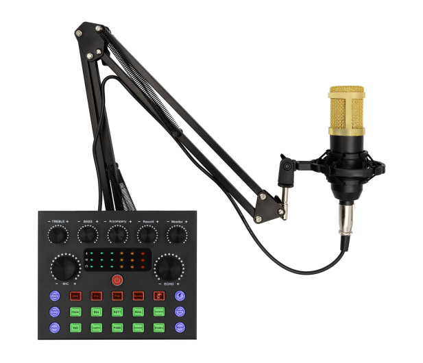 MusicMate Zestaw do streamingu i karaoke MM-SD150 LiveMix - 1588475 - zdjęcie 2