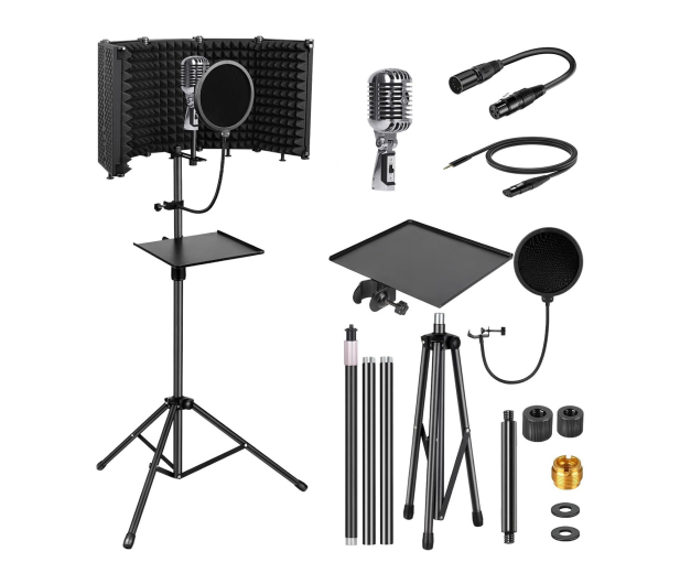 MusicMate Mikrofon z ekranem akustycznym MM-450 StudioMaster PRO - 1588521 - zdjęcie 12