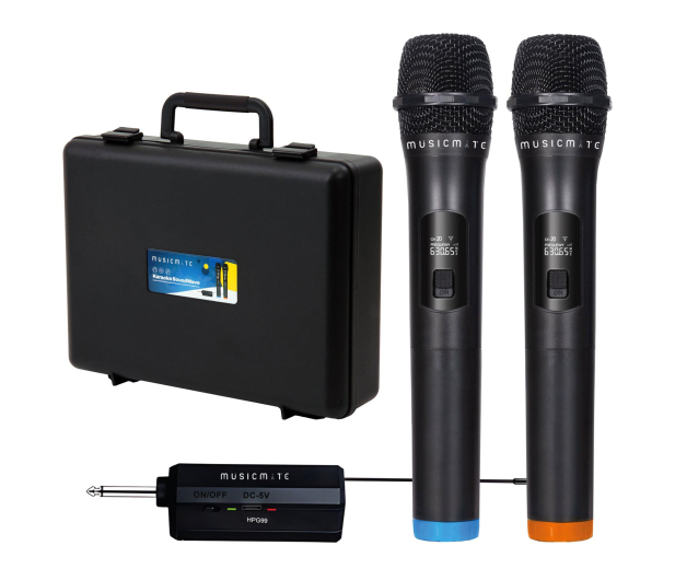 MusicMate Bezprzewodowy zestaw mikrofonowy MusicMate HPG-99 - 1588509 - zdjęcie