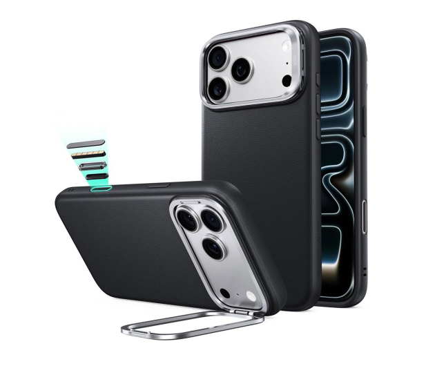 ESR Leather Kickstand Magsafe Do Iphone 17 Pro Max / 18 Pro Max - 1586871 - zdjęcie