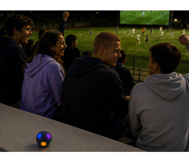 MusicMate Głośnik Bluetooth MM-SB40-N FootballWave LED - 1588479 - zdjęcie 4
