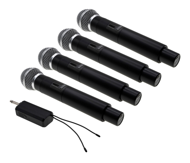 MusicMate Bezprzewodowy zestaw mikrofonowy MM-600 QuadraVoice - 1588506 - zdjęcie 2