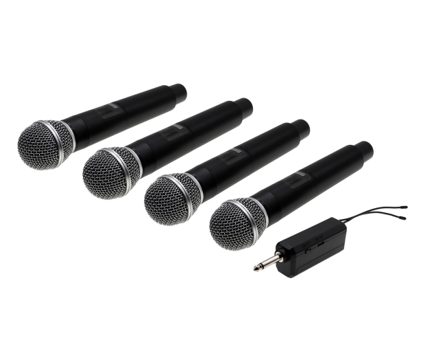 MusicMate Bezprzewodowy zestaw mikrofonowy MM-600 QuadraVoice - 1588506 - zdjęcie 3