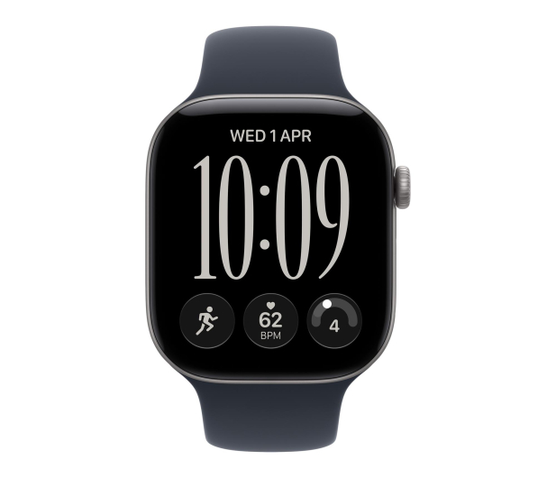 Apple Watch 12 42/Gwiezdna szarość Alu/Granatowy Pasek S/M GPS - 1594044 - zdjęcie 2