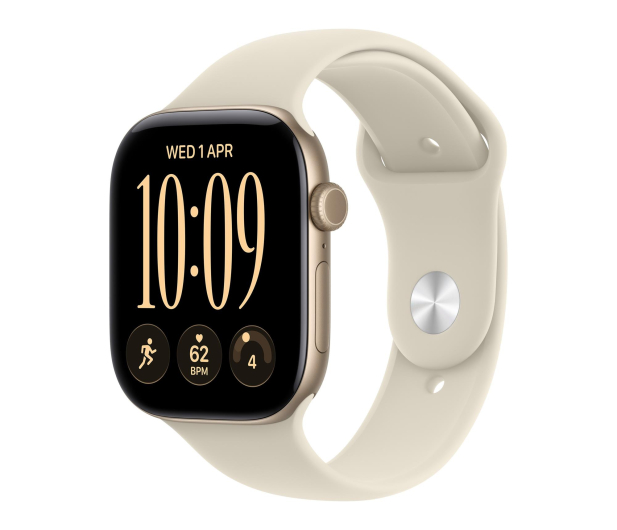 Apple Watch 12 42/Jasne złoto Alu/Piaskowy Pasek M/L GPS - 1594049 - zdjęcie