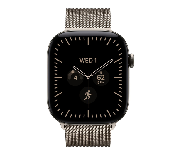 Apple Watch 12 46/Naturalny tytan/Mediolańska Bransoleta M/L 5G - 1594085 - zdjęcie 2