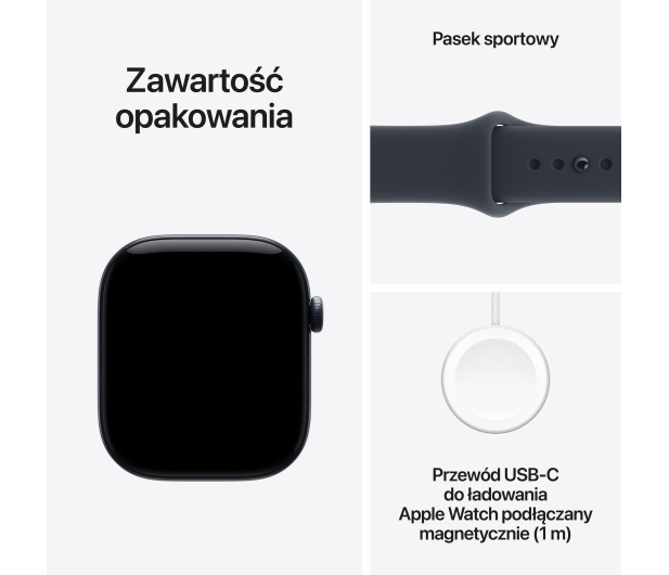 Apple Watch 12 42/Granatowa Noc Ceramika/Granatowy Pasek S/M 5G - 1594092 - zdjęcie 7