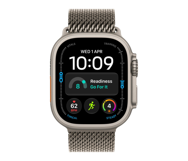 Apple Watch Ultra 4/Naturalny Tytan/Naturalny Tytan Mediolańska M - 1594105 - zdjęcie 2