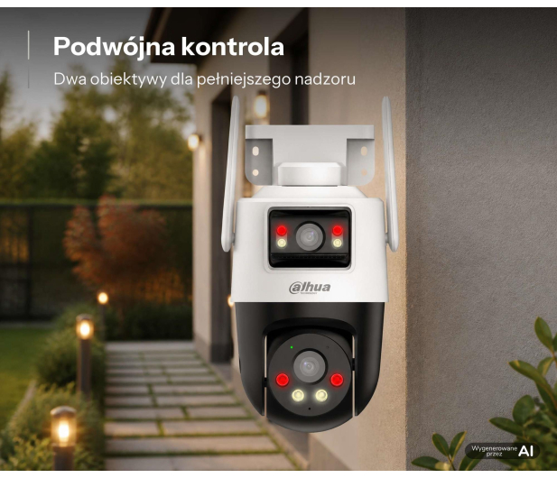 Dahua Kamera zewnętrzna obrotowa Dual 3+3MP 4G - 1587577 - zdjęcie 3