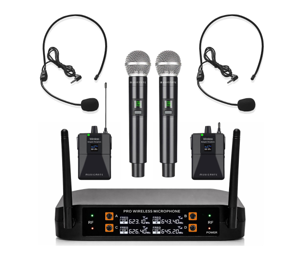 MusicMate Bezprzewodowy zestaw mikrofonowy MM-550 VocalSound - 1588505 - zdjęcie