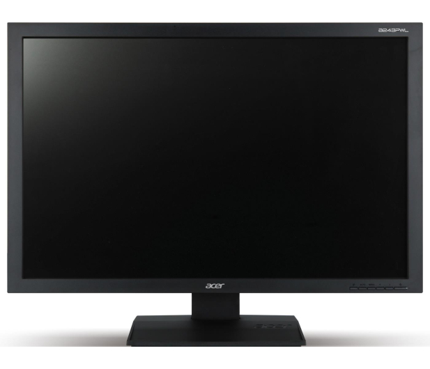 Acer B243PWLAYMDR (IPS, DVI, DisplayPort) czarny - 126200 - zdjęcie 2