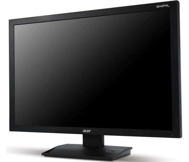 Acer B243PWLAYMDR (IPS, DVI, DisplayPort) czarny - 126200 - zdjęcie 3