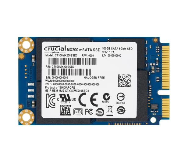 Crucial 500GB 1,8'' mSATA MX200 - 225134 - zdjęcie 4