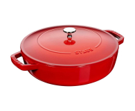 Staub żeliwna do duszenia z pokrywką 24 cm, czerwona - 1023606 - zdjęcie 1
