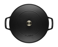 Staub żeliwna do duszenia z pokrywką 24 cm, czarna - 1023607 - zdjęcie 2