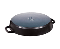 Staub Żeliwna z dwoma uchwytami 34 cm, czarna - 1023627 - zdjęcie 2