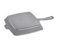 Staub Kwadratowa żeliwna grillowa 26 cm, grafitowa - 1023665 - zdjęcie 2