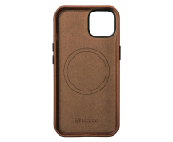 iCarer Premium Leather Case Oil Wax do iPhone 14 Plus(MagSafe) brąz - 1201137 - zdjęcie 2