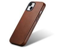 iCarer Premium Leather Case Oil Wax do iPhone 14 Plus(MagSafe) brąz - 1201137 - zdjęcie 5