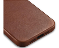 iCarer Premium Leather Case Oil Wax do iPhone 14 Plus(MagSafe) brąz - 1201137 - zdjęcie 7